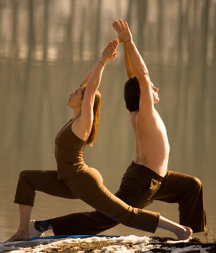 yoga couple