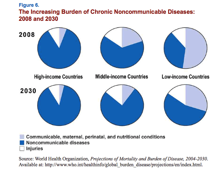 The Increasing Burden of Chronic Noncommunicable Diseases