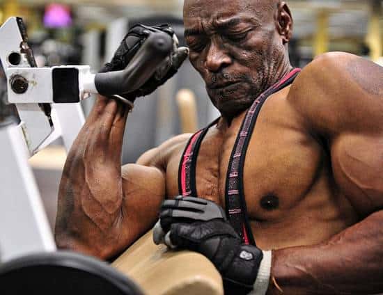 Sonny Bright fit and muscular at 70