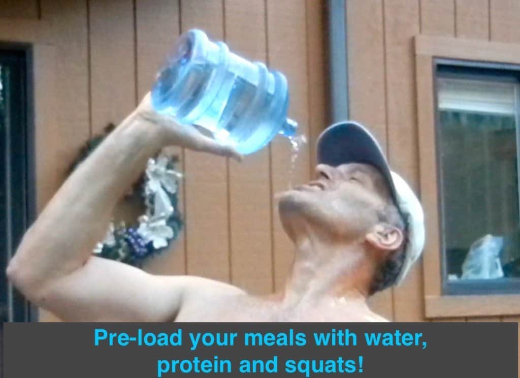 Pre-load Your Meals with Water
