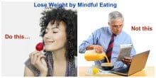 lose weight via mindful eating