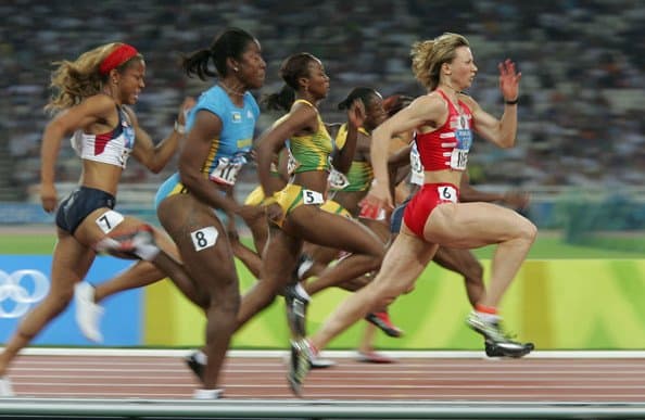 women sprinters