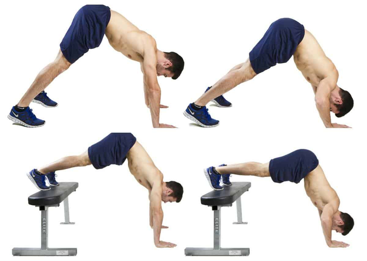 Pike Push-up variations
