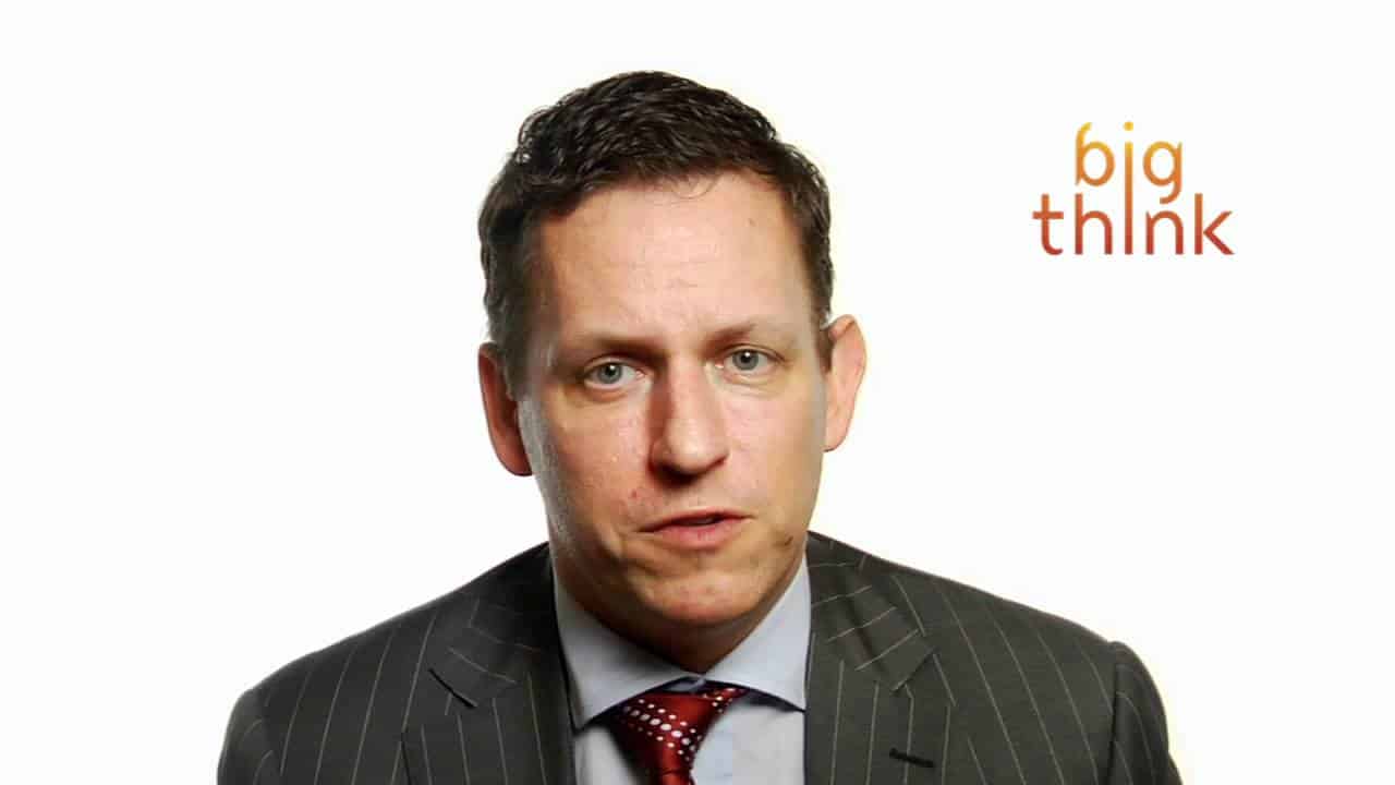 Peter Thiel says that he wishes he realized earlier in life that there’s no need to wait to start something.