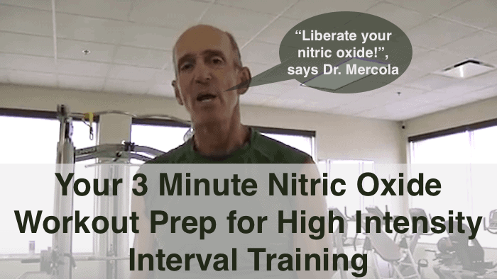 Spend 3 minutes on your nitric oxide workout