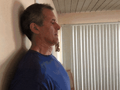 An exercise that helps with neck arthritis
