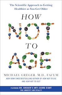 The best senolytics profiled in Dr. Greger's book, How Not to Age.